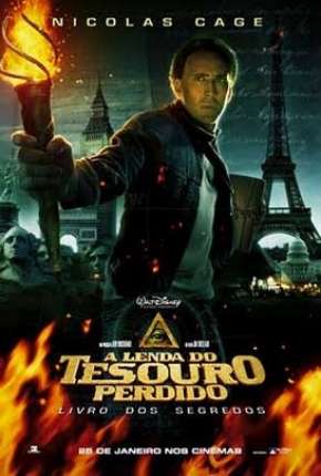 A Lenda do Tesouro Perdido - Livro dos Segredos - DVD-R via Torrent