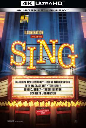 Sing - Quem Canta Seus Males Espanta - 4K via Torrent